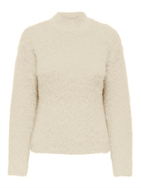 ONLLULU LS RIB HIGHNECK CS KNT cloud dancer