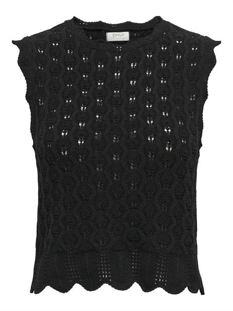ONLLUNA LIFE SL O-NECK TANK NOOS KNT black