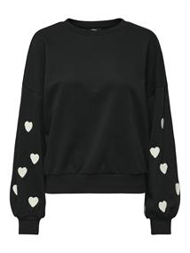 ONLMACY L/S O-NECK BOX CC SWT NOOS black