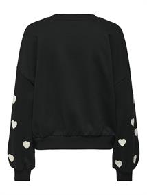 ONLMACY L/S O-NECK BOX CC SWT NOOS black