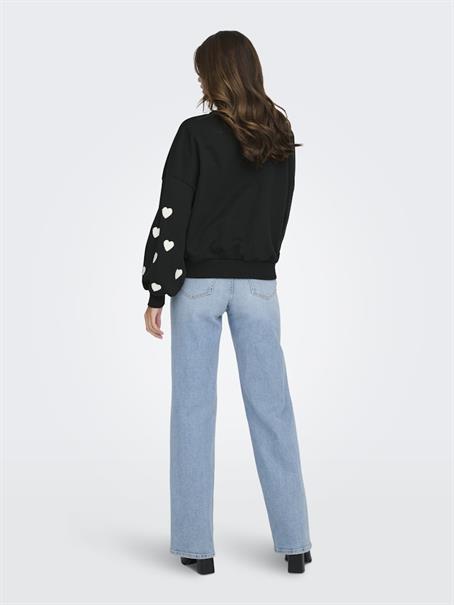 ONLMACY L/S O-NECK BOX CC SWT NOOS black