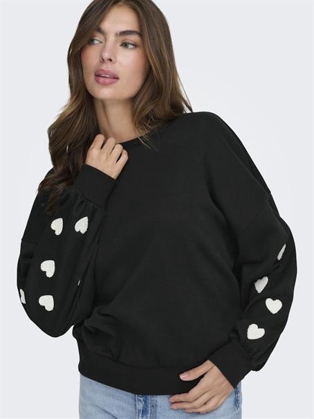 ONLMACY L/S O-NECK BOX CC SWT NOOS black