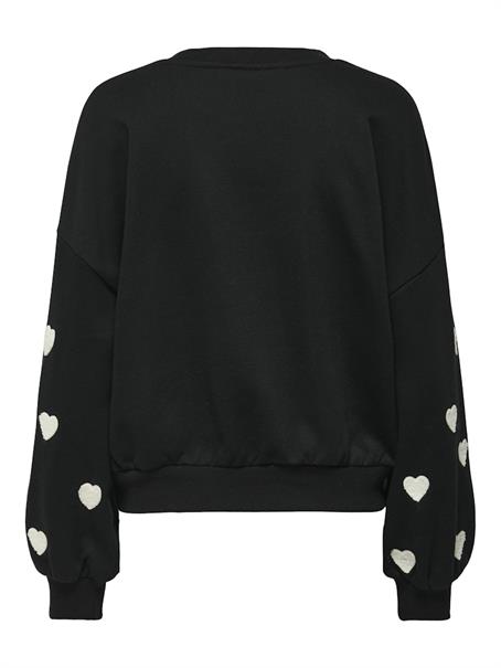 ONLMACY L/S O-NECK BOX CC SWT NOOS black