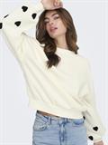 ONLMACY L/S O-NECK BOX CC SWT NOOS cloud dancer