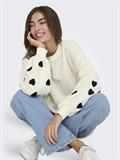 ONLMACY L/S O-NECK BOX CC SWT NOOS cloud dancer