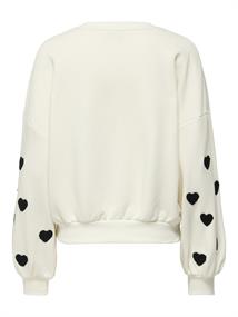 ONLMACY L/S O-NECK BOX CC SWT NOOS cloud dancer