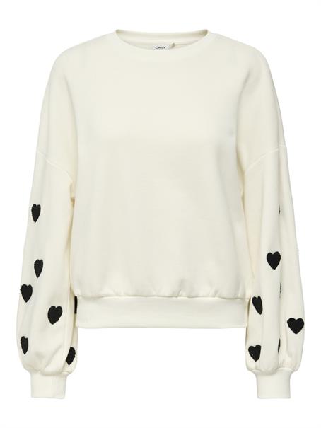 ONLMACY L/S O-NECK BOX CC SWT NOOS cloud dancer