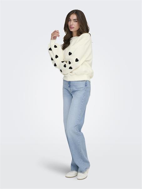 ONLMACY L/S O-NECK BOX CC SWT NOOS cloud dancer