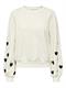 ONLMACY L/S O-NECK BOX CC SWT NOOS cloud dancer