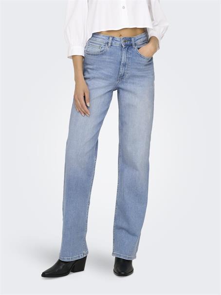 ONLMADDIE EX HW WIDE DNM TAI ENT light blue denim