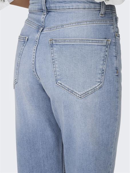 ONLMADDIE EX HW WIDE DNM TAI EPP light blue denim