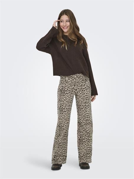 ONLMADISON BLUSH HW LEO WIDE DNM washed black