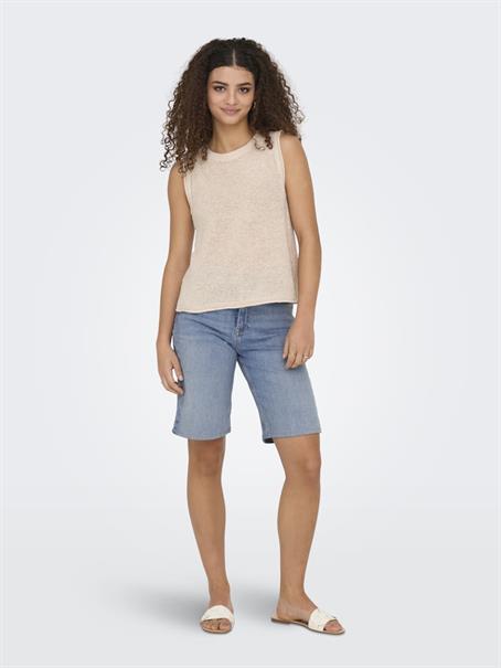 ONLMADISON BLUSH HW SHORTS DNM CRO light blue denim