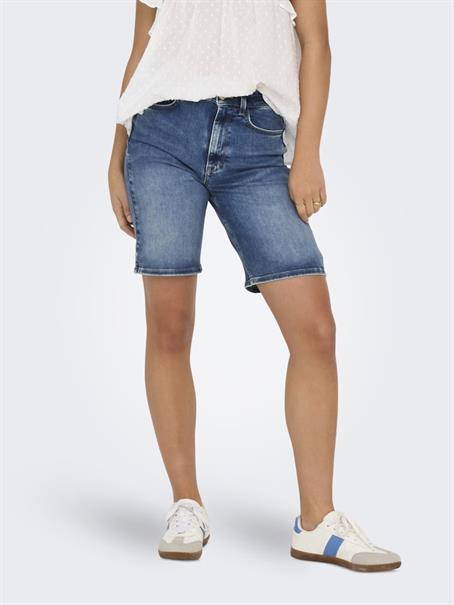 ONLMADISON BLUSH HW SHORTS DNM CRO NOOS medium blue denim
