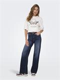 ONLMADISON BLUSH HW WIDE DNM REA081 NOOS dark blue denim