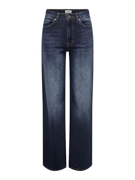 ONLMADISON BLUSH HW WIDE DNM REA081 NOOS dark blue denim