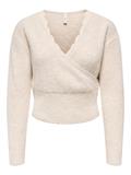 ONLMAGGIE LS LACE MIX CROSS ONECK KNT island fossil