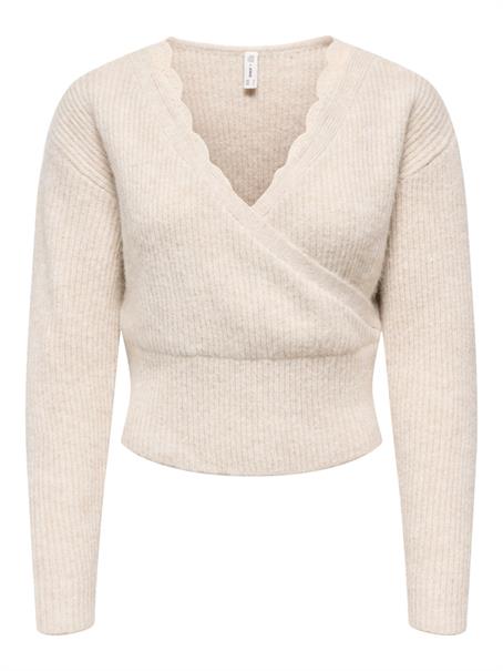 ONLMAGGIE LS LACE MIX CROSS ONECK KNT island fossil
