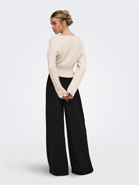 ONLMAGGIE LS LACE MIX CROSS ONECK KNT island fossil