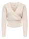 ONLMAGGIE LS LACE MIX CROSS ONECK KNT island fossil
