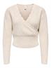 ONLMAGGIE LS LACE MIX CROSS ONECK KNT island fossil