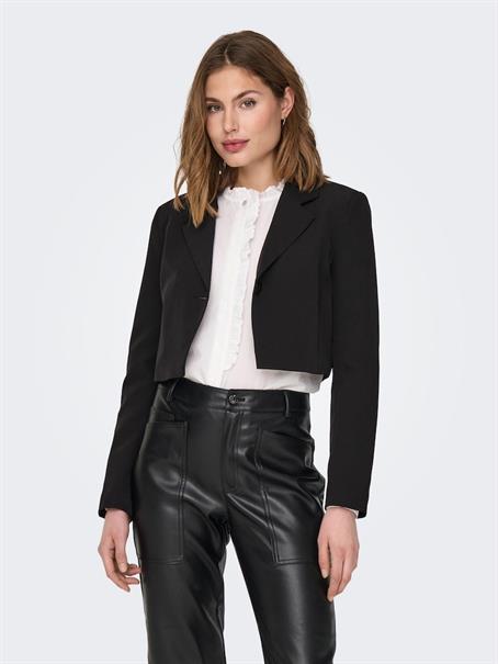 ONLMAIA L/S CROPPED BLAZER CC TLR black