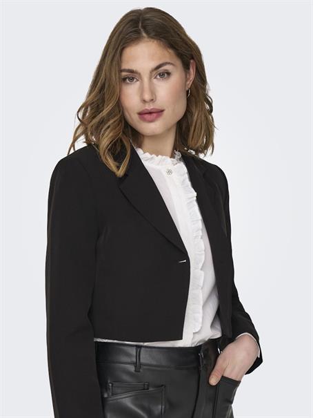 ONLMAIA L/S CROPPED BLAZER CC TLR black