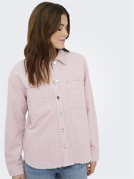 ONLMAIKO-BITTEN L/S CORD SHACKET CC PNT burnished lilac