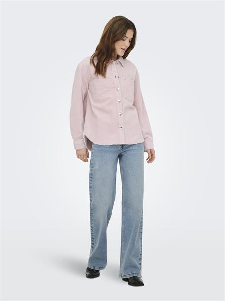 ONLMAIKO-BITTEN L/S CORD SHACKET CC PNT burnished lilac