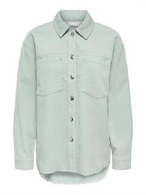 ONLMAIKO-BITTEN L/S CORD SHACKET CC PNT jadeite