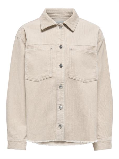 ONLMAIKO-BITTEN L/S CORD SHACKET CC PNT pumice stone