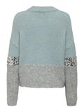 ONLMAINE LIFE LS SEQUIN BLOCK O-NECK KNT arona