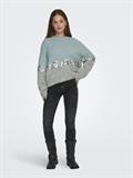 ONLMAINE LIFE LS SEQUIN BLOCK O-NECK KNT arona