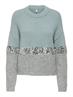 ONLMAINE LIFE LS SEQUIN BLOCK O-NECK KNT arona