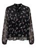ONLMALINA LIFE L/S LACE TOP PTM black-floral garden