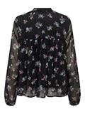 ONLMALINA LIFE L/S LACE TOP PTM black