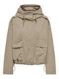 ONLMAMBA SHORT PARKA JACKET CC OTW white pepper