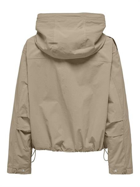 ONLMAMBA SHORT PARKA JACKET CC OTW white pepper