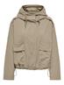 ONLMAMBA SHORT PARKA JACKET CC OTW white pepper