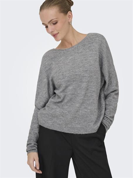 ONLMANIFESTA LS REVERSIBLE KNT NOOS light grey melange