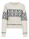 ONLMARENT L/S PULLOVER KNT NOOS cloud dancer