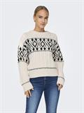 ONLMARENT L/S PULLOVER KNT NOOS cloud dancer