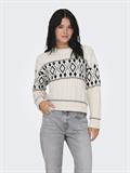 ONLMARENT L/S PULLOVER KNT NOOS cloud dancer
