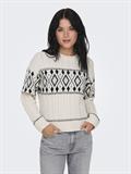 ONLMARENT L/S PULLOVER KNT NOOS cloud dancer