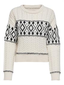 ONLMARENT L/S PULLOVER KNT NOOS cloud dancer