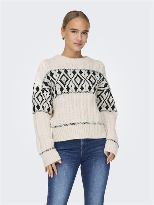 onlmarent-l-s-pullover-knt-noos-cloud-dancer