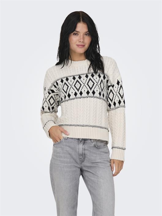 onlmarent-l-s-pullover-knt-noos-cloud-dancer