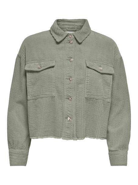 ONLMARINA-ENY LIFE L/S CORD JACKET PNT seagrass