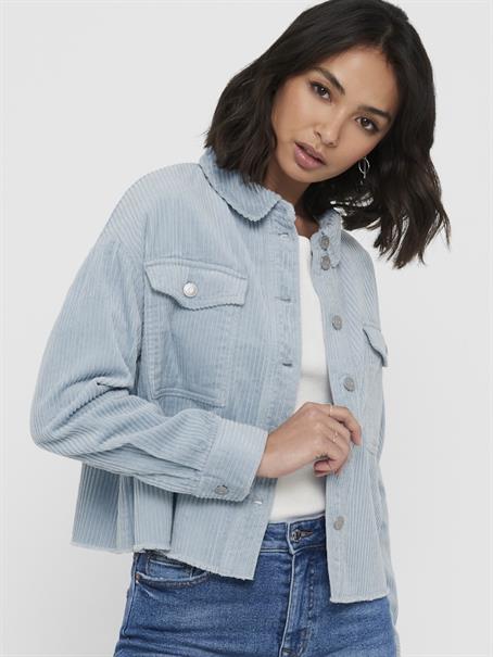 ONLMARINA-ENY LIFE L/S CORD JACKET PNT slate