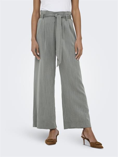 ONLMARSA SOLID PAPERBAG PANT WVN NOOS agave green